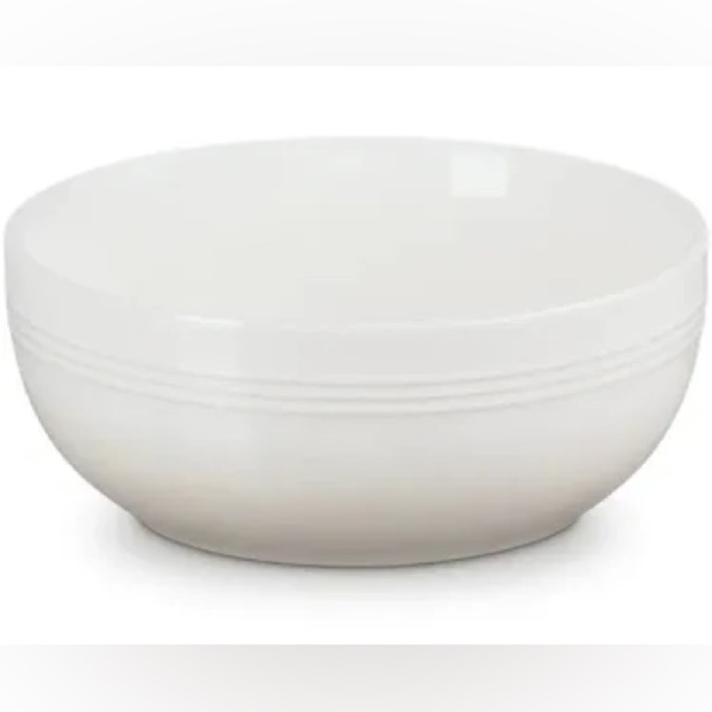 NEW Le Creuset Elegant White Ceramic Bowl 770ML Cereal Bowl in Meringue